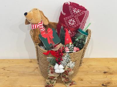 Warm Christmas Essentials Basket